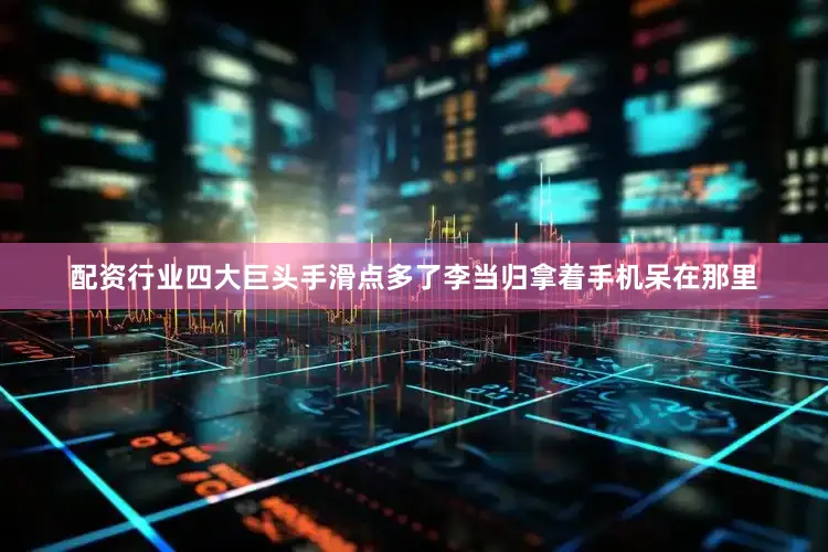 配资行业四大巨头手滑点多了李当归拿着手机呆在那里
